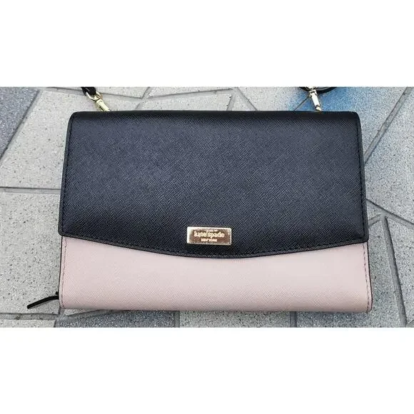 Kate Spade Laurel Way Winni Saffiano Leather Crossbody Clutch Wallet - Picture 3 of 11